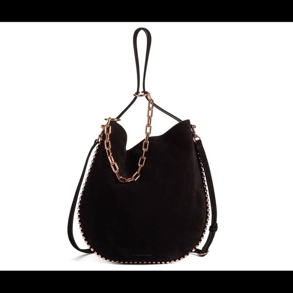 Alexander Wang Roxy Suede Hobo Bag - Picture 2 of 7